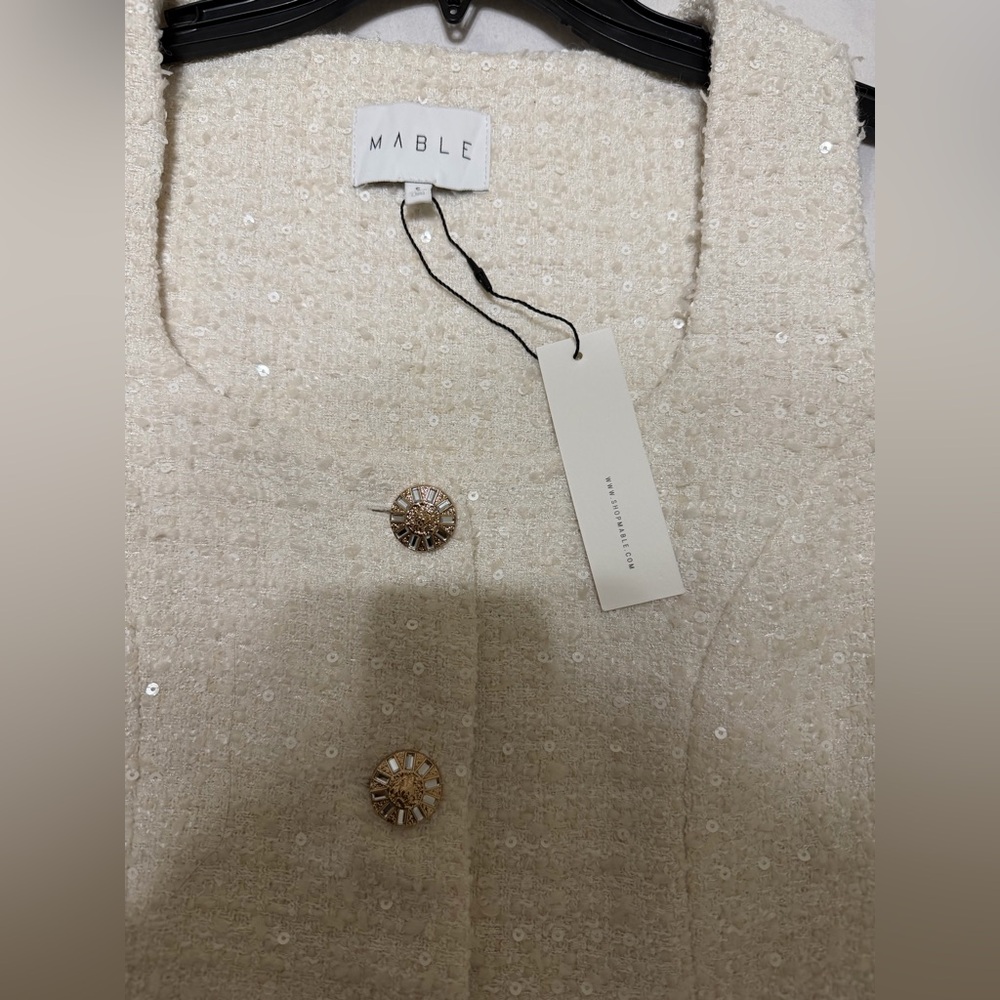 MABLE TWEED ROMPER - Picture 7 of 12